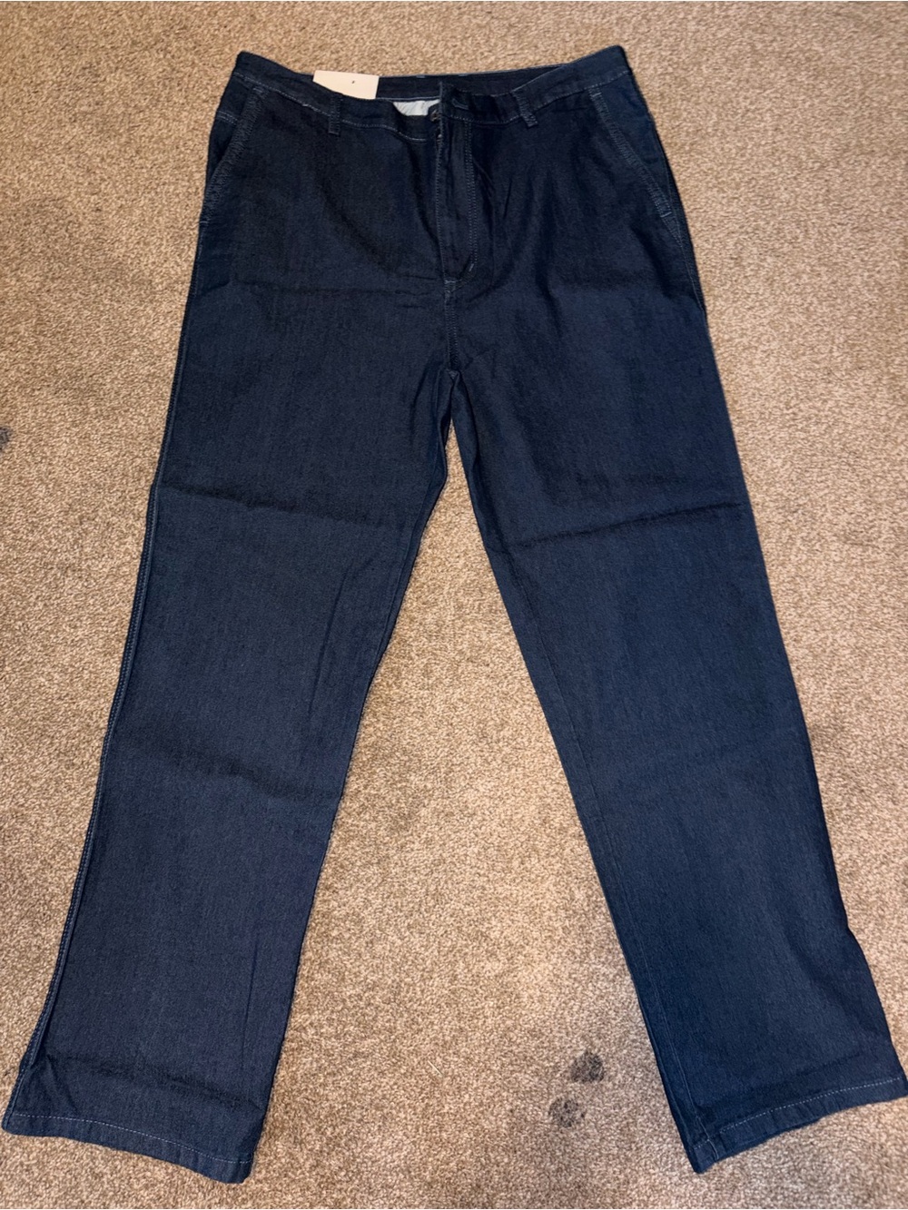 Men's Relaxed Fit Dark Navy Jeans